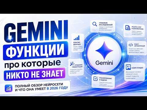 Google Gemini в 2026 году: интерфейс, Canvas, Deep Research и тарифы